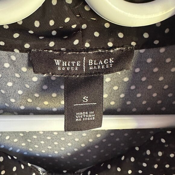 white house black market polkadot blouse - Picture 4 of 4